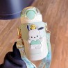 Sanrio Straw thermos cup with shoulder strap 570ml